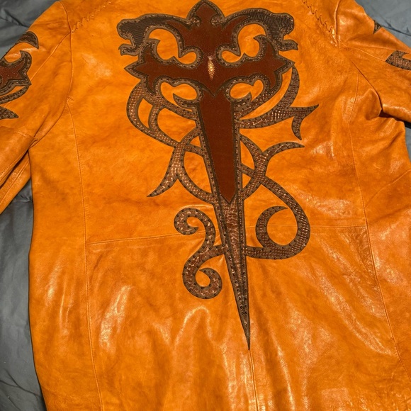 RARE VINTAGE, Stingray Leather & Cross; excellent condition, rarely worn;caramel - Picture 5 of 7